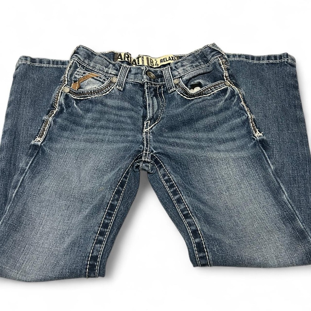 Dark blue Ariat B4 Relaxed fit jeans kids size 10